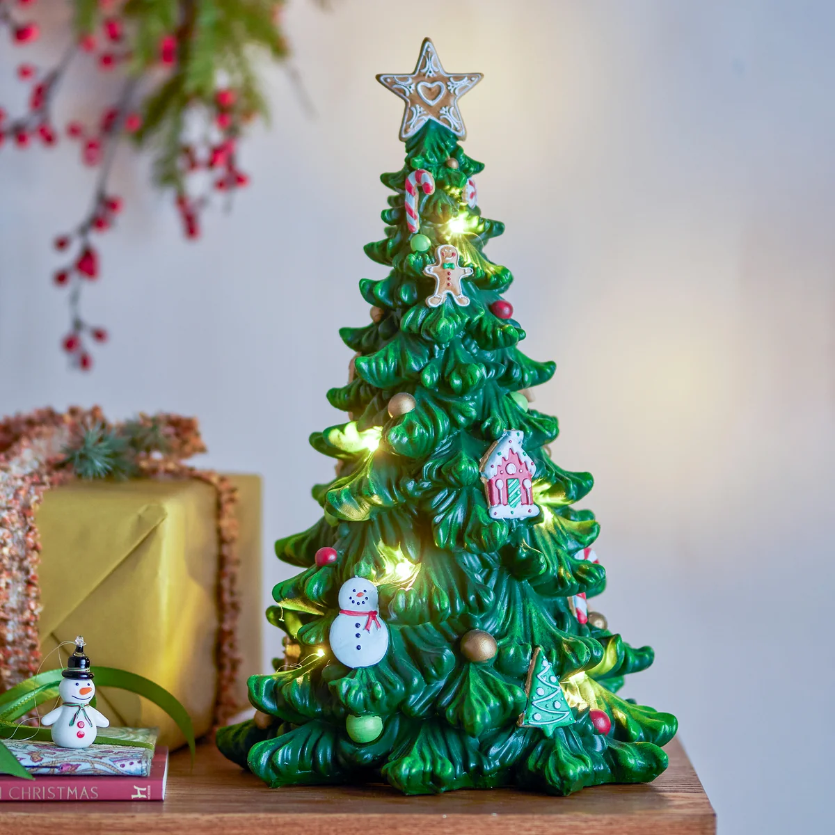 Eddy Deko-Tannenbaum mit Licht von Bloomingville