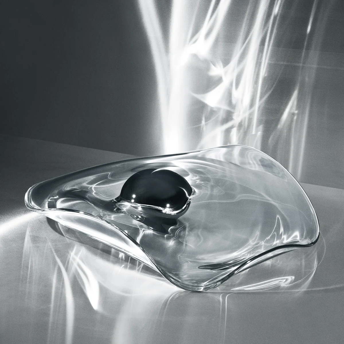 Holmegaard - Silhouette Centerpiece Schale, klar