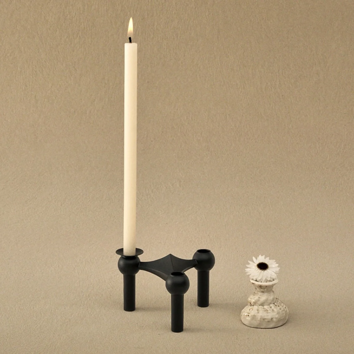 Kerzenmanschette von Stoff Nagel
