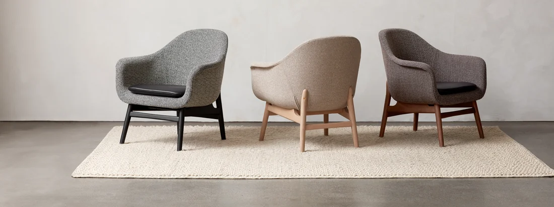 Ob zusammen oder einzeln - die Stühle der Harbour Kollektion von Audo lassen sich wunderbar kombinieren und bieten vom Esszimmer bis ins Büro die ideale Sitzgelegenheit.