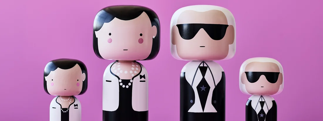 Ob Coco Chanel oder Karl Lagerfeld - die Sketch Inc. Figuren von Lucie Kaas sind in mehreren Ausführungen und Grössen erhältlich und alle aufwendig handbemalt. 