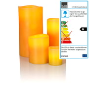 Klein & More - LED Echtwachskerze