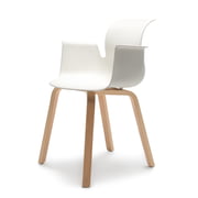 Flötotto - Pro 6 Armlehnstuhl, Vierbeinholzgestell