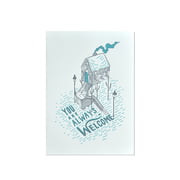 Holstee - You´re Always Welcome Grusskarte