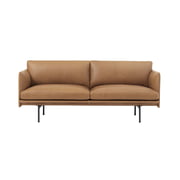 Muuto - Outline Sofa 2-Sitzer Leder