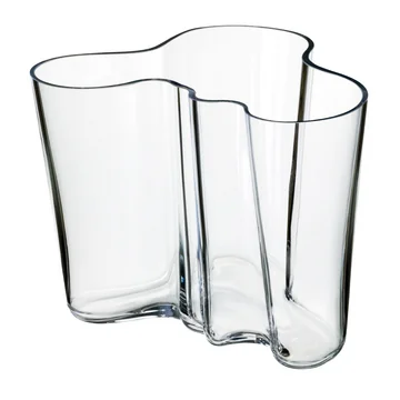 Aalto Vase Savoy 160 mm von Iittala in klar