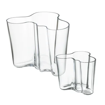 Aalto Vasen-Set 160 + 95 mm von Iittala in klar