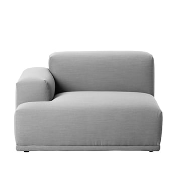 Muuto - Connect Sofa, Eckelement, Armlehne links, Remix 123
