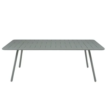 Luxembourg Tisch 100 x 207 von Fermob in Gewittergrau