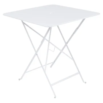 Bistro Klapptisch 71 x 71 cm von Fermob in Baumwollweiss