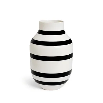 Kähler Design - Omaggio Vase H 305 in Schwarz