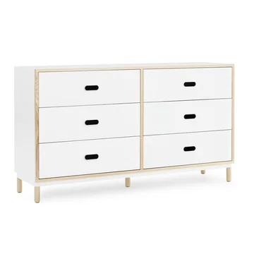 Kabino Sideboard mit 6 Schubladen von Normann Copenhagen in Weiss