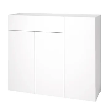 Urban Kommode 1074 (120 cm, 3 Türen / 1 Schublade) von Schönbuch in Schneeweiss (RAL 9016)