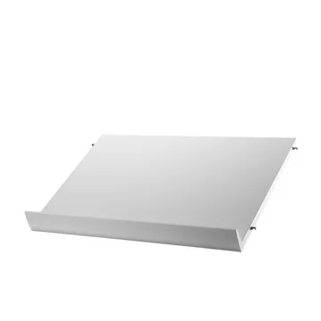 Magazin-Ablage 58 x 30 cm von String in Weiss