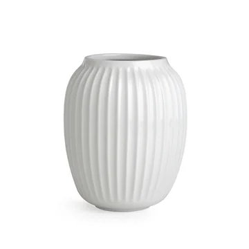 Hammershøi Vase H 20 cm von Kähler Design in Weiss