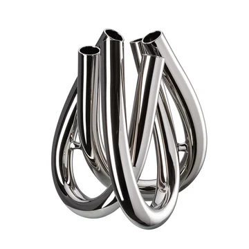 Triu Vase H 22 cm von Rosenthal in Silber