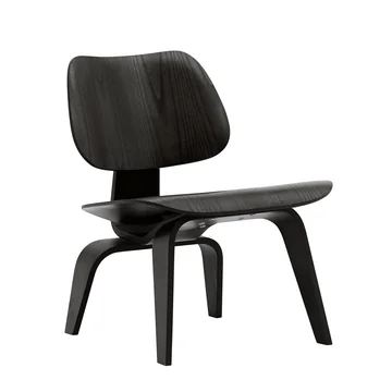 Der Vitra - Plywood Group LCW in Esche schwarz gebeizt