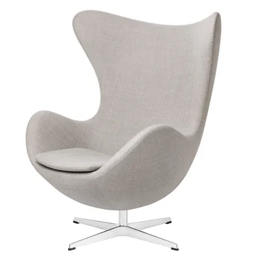 Egg Chair von Fritz Hansen in hellgrau (Capture 4101)