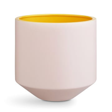 Kähler Design - Fiora Übertopf H 25 cm, pink / gelb