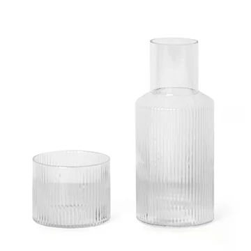 Ripple Karaffen-Set von Ferm Living in klein