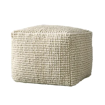 Fleur de sel Pouf von Bloomingville, H 50 x W 60 cm in natur