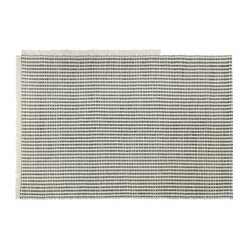 Way Outdoor Teppich, 140 x 200 cm in off-white / blau von Ferm Living