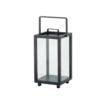 Lighthouse Laterne H 42 cm von Cane-line in lava grau