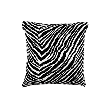 Zebra Kissenbezug 40 x 40 cm von Artek in schwarz / weiss