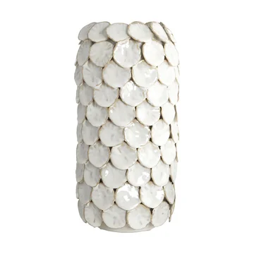 Dot Vase H 30 cm von House Doctor in weiss