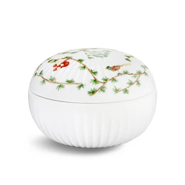 Hammershøi Bonbonniere Weihnachten von Kähler Design in weiss mit Dekoration
