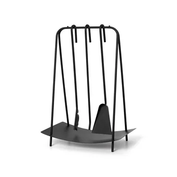 Port Kaminbesteck von Ferm Living in schwarz