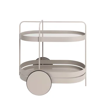 Grace Servierwagen von Schönbuch in grau-weiss