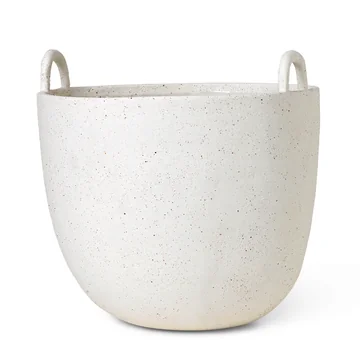 Ferm Living - Speckle Pflanzentopf, Ø 30 x H 30 cm, off-white