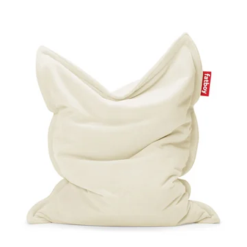 Sitzsack Original Slim Teddy von Fatboy in off-white