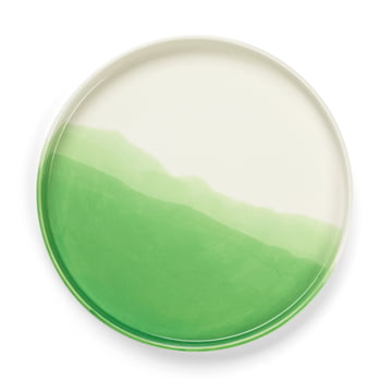 Herringbone Tray Ø 35,5 cm von Vitra in grün