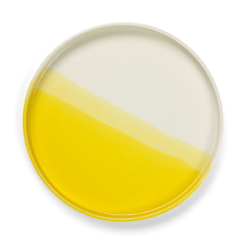 Herringbone Tray Ø 35,5 cm von Vitra in gelb