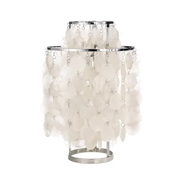 Fun 2TM Tischleuchte Ø 27 cm von Verpan in weiss / Silber