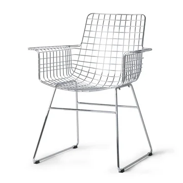 Wire Arm Chair, Chrom von HKliving