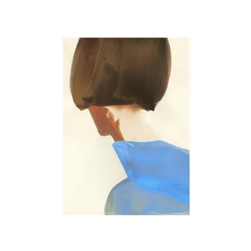 Das The Blue Cape Poster von Paper Collective, 50 x 70 cm