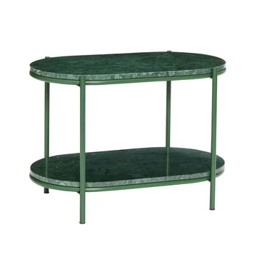 Marmor Beistelltisch, grün von Hübsch Interior