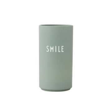 AJ Favourite Porzellan Vase Medium Smile von Design Letters in grün