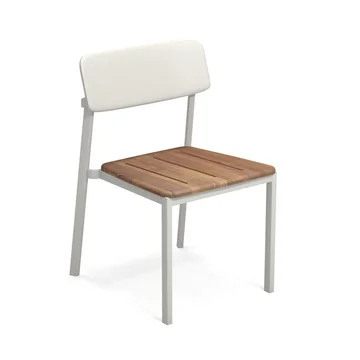 Shine Outdoor Stuhl von Emu in Teak / weiss