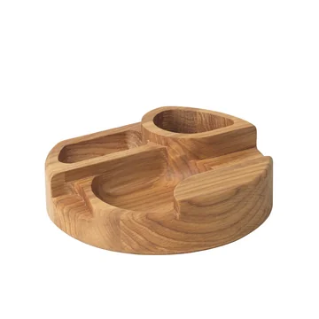 Schmuckablage von Kristina Dam Studio  Ø 18 cm in Eiche geölt (dunkel)