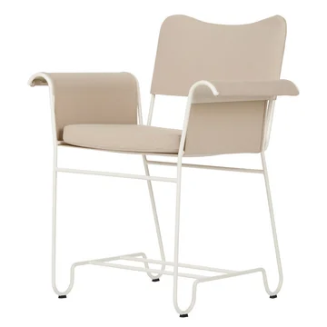 Tropique Outdoor Dining Chair, weiss / Udine Limonata 12 von Gubi