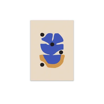 Paper Collective - Flor Azul Poster, 30 x 40 cm