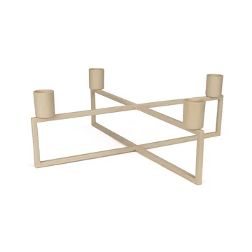 4Flames Kerzenständer, eckig / rose von HANA 