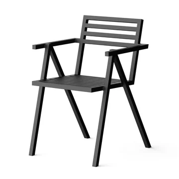 NINE - Outdoor Stacking Armchair, schwarz RAL 9011