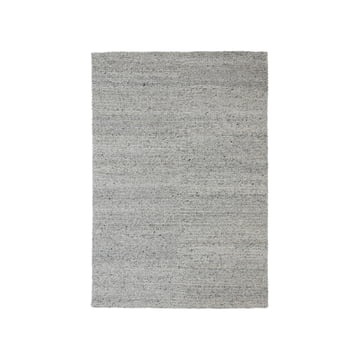 Nuuck - Fletta Teppich, 160x230 cm, grau/weiss