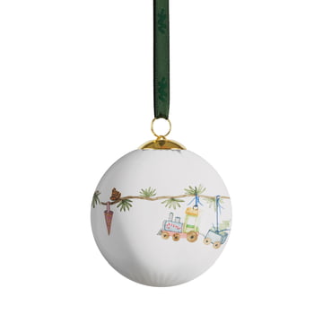 Kähler Design - Hammershøi Christmas 2024 Christbaumkugel, Ø 6 cm, weiss