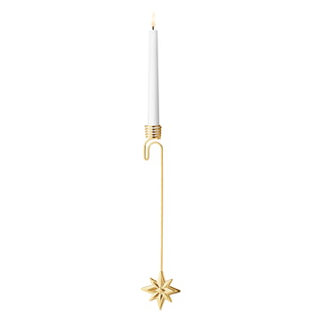 Georg Jensen - Weihnachts-Kerzenhalter, 2024 Star, gold